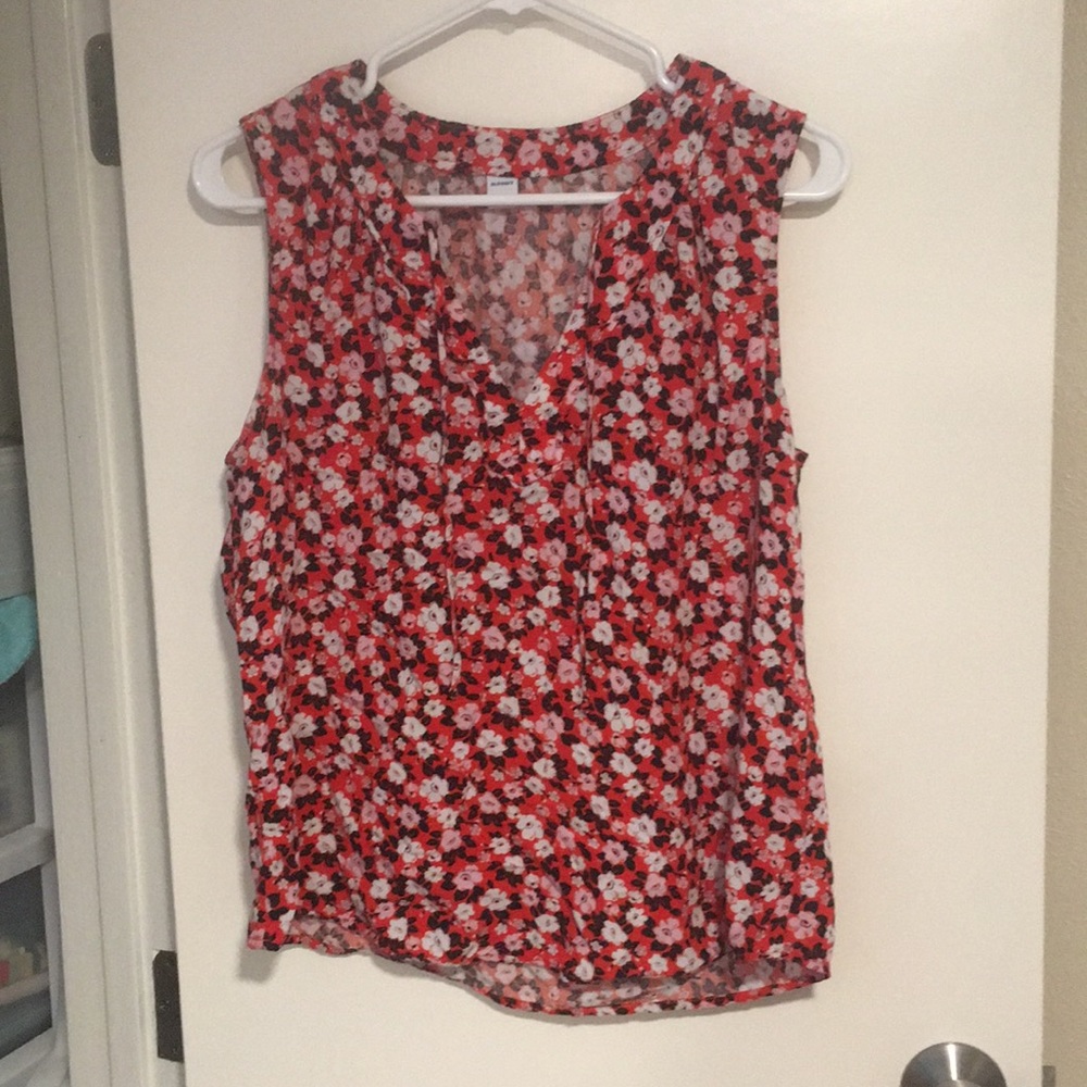 Floral BOHO tank